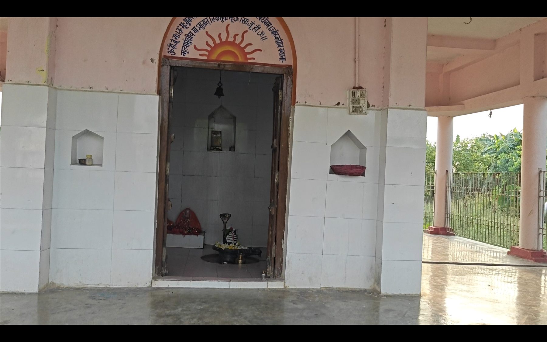 Entrance to the inner sanctum